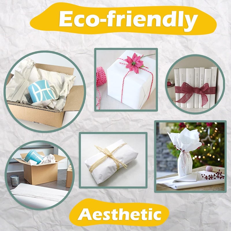 go green packaging Newsprint Packing Paper – 160 Sheets, Large 27" x 17" Unprinted Packing Paper Sheets for Moving, Shipping, Wrapping & Storage | Packaging Paper for Moving, Packing, Made in USA. - Image 5